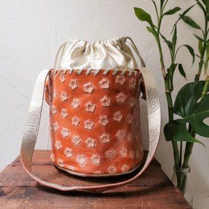 Pulicati genuine leather Italian-made Bucket Bag